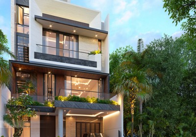 Biệt Thự 3 Tầng 8m Thiết Kế Đẹp và Tiện Nghi